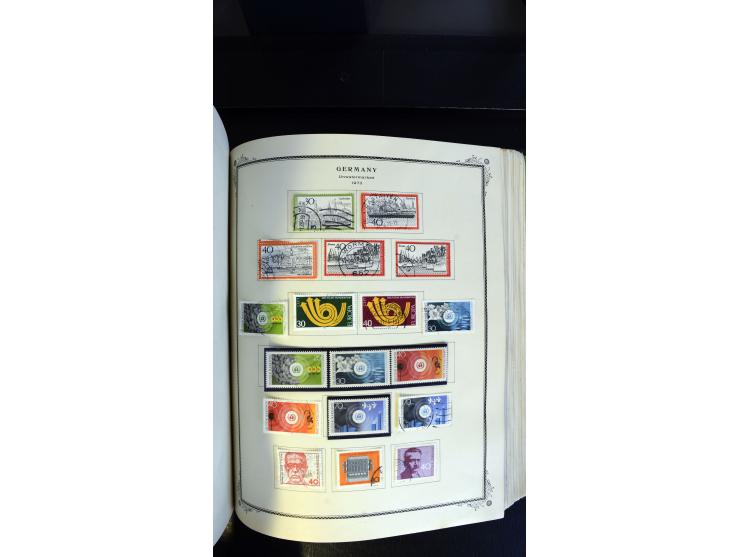 1945/2003(ca.), ungebrauchte/postfrische und gestempelte Sammlung mit einigen Briefen dabei gute frühe Ausgaben Bund/Berlin u