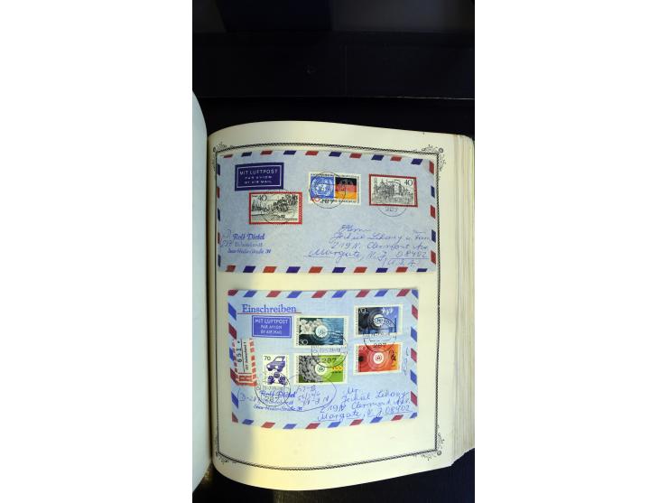 1945/2003(ca.), ungebrauchte/postfrische und gestempelte Sammlung mit einigen Briefen dabei gute frühe Ausgaben Bund/Berlin u