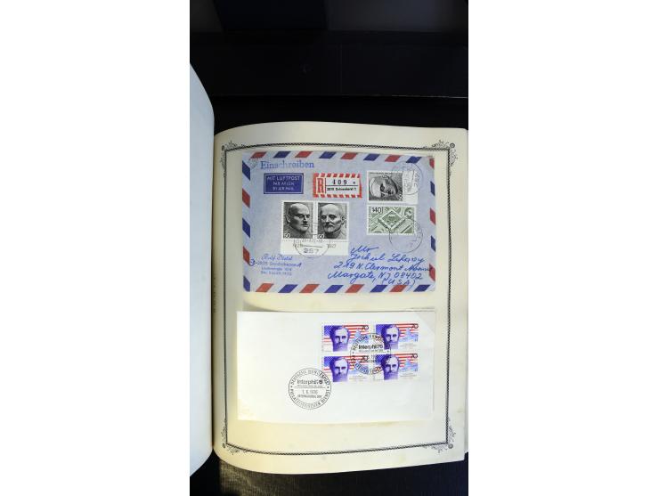 1945/2003(ca.), ungebrauchte/postfrische und gestempelte Sammlung mit einigen Briefen dabei gute frühe Ausgaben Bund/Berlin u