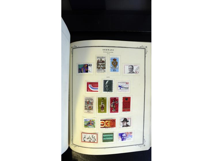 1945/2003(ca.), ungebrauchte/postfrische und gestempelte Sammlung mit einigen Briefen dabei gute frühe Ausgaben Bund/Berlin u