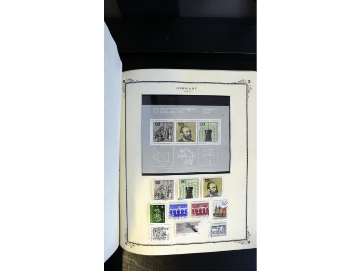 1945/2003(ca.), ungebrauchte/postfrische und gestempelte Sammlung mit einigen Briefen dabei gute frühe Ausgaben Bund/Berlin u