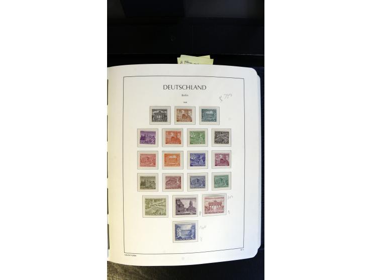 1945/2003(ca.), ungebrauchte/postfrische und gestempelte Sammlung mit einigen Briefen dabei gute frühe Ausgaben Bund/Berlin u