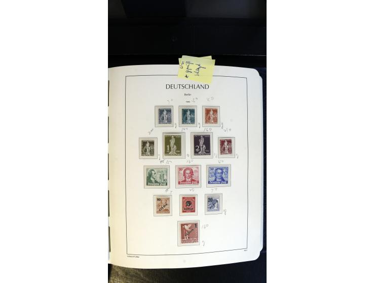 1945/2003(ca.), ungebrauchte/postfrische und gestempelte Sammlung mit einigen Briefen dabei gute frühe Ausgaben Bund/Berlin u