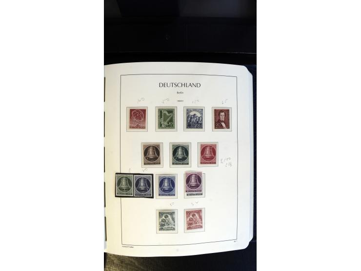 1945/2003(ca.), ungebrauchte/postfrische und gestempelte Sammlung mit einigen Briefen dabei gute frühe Ausgaben Bund/Berlin u