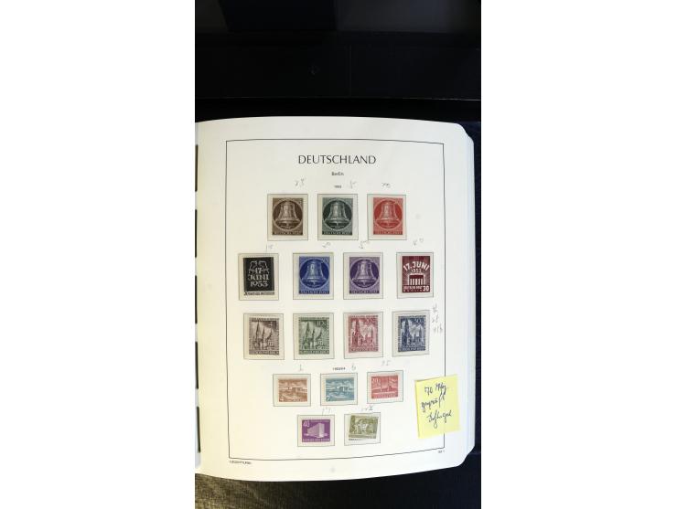 1945/2003(ca.), ungebrauchte/postfrische und gestempelte Sammlung mit einigen Briefen dabei gute frühe Ausgaben Bund/Berlin u