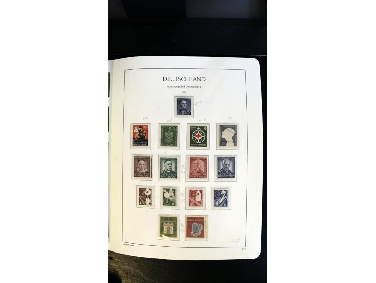 1945/2003(ca.), ungebrauchte/postfrische und gestempelte Sammlung mit einigen Briefen dabei gute frühe Ausgaben Bund/Berlin u