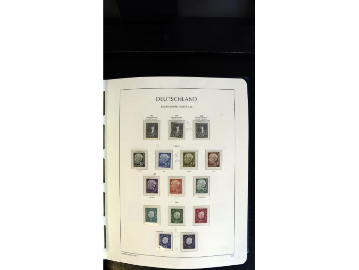 1945/2003(ca.), ungebrauchte/postfrische und gestempelte Sammlung mit einigen Briefen dabei gute frühe Ausgaben Bund/Berlin u