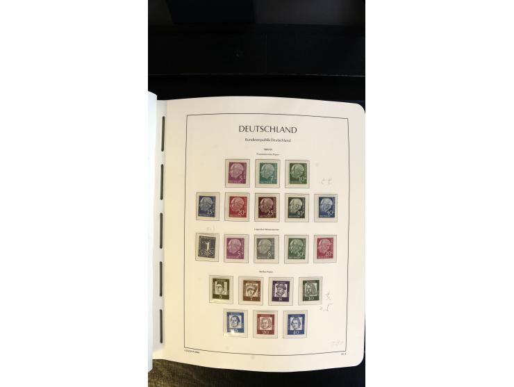 1945/2003(ca.), ungebrauchte/postfrische und gestempelte Sammlung mit einigen Briefen dabei gute frühe Ausgaben Bund/Berlin u