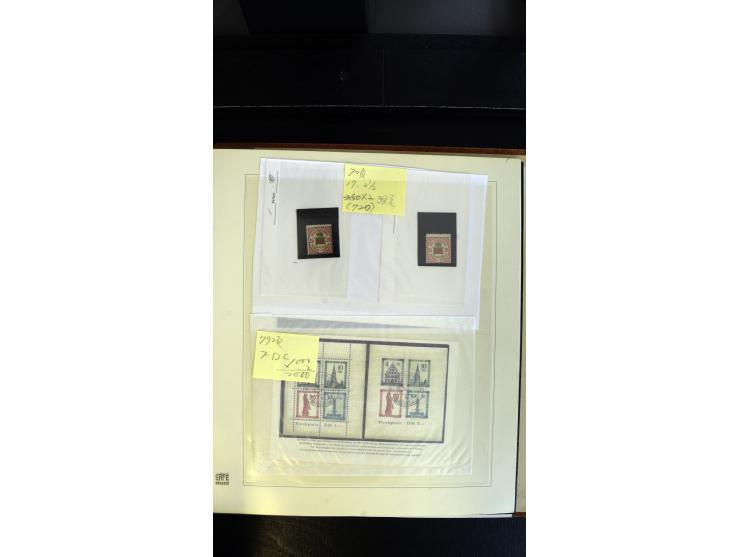 1945/2003(ca.), ungebrauchte/postfrische und gestempelte Sammlung mit einigen Briefen dabei gute frühe Ausgaben Bund/Berlin u