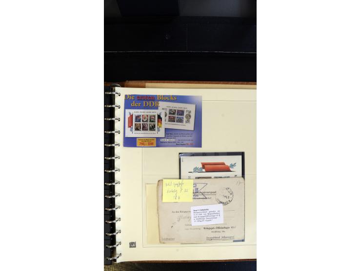 1945/2003(ca.), ungebrauchte/postfrische und gestempelte Sammlung mit einigen Briefen dabei gute frühe Ausgaben Bund/Berlin u