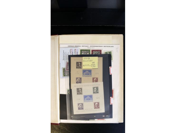 1945/2003(ca.), ungebrauchte/postfrische und gestempelte Sammlung mit einigen Briefen dabei gute frühe Ausgaben Bund/Berlin u