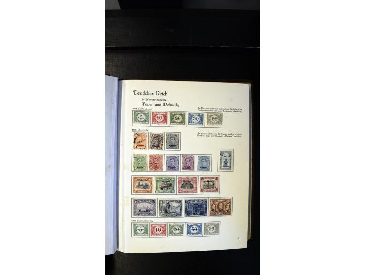 1920/35, ungebrauchte und gestempelte Sammlung mit vielen besseren Werten, dabei Danzig mit besseren Werten Kleiner Innendien