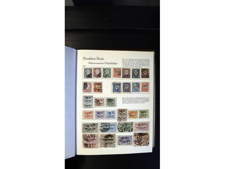 1920/35, ungebrauchte und gestempelte Sammlung mit vielen besseren Werten, dabei Danzig mit besseren Werten Kleiner Innendien
