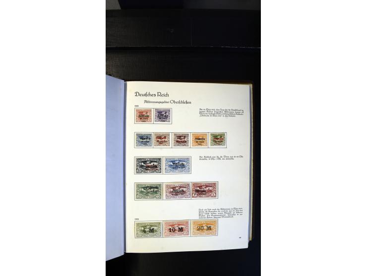 1920/35, ungebrauchte und gestempelte Sammlung mit vielen besseren Werten, dabei Danzig mit besseren Werten Kleiner Innendien