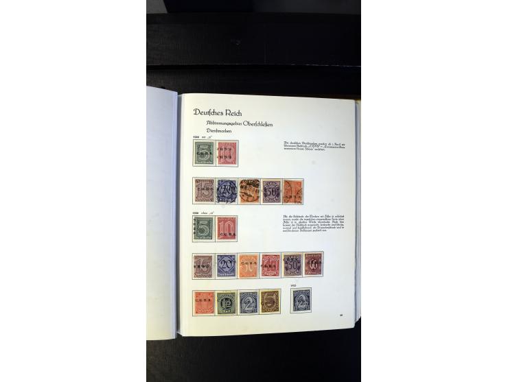 1920/35, ungebrauchte und gestempelte Sammlung mit vielen besseren Werten, dabei Danzig mit besseren Werten Kleiner Innendien