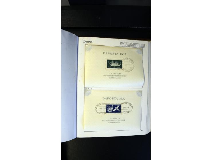 1920/35, ungebrauchte und gestempelte Sammlung mit vielen besseren Werten, dabei Danzig mit besseren Werten Kleiner Innendien