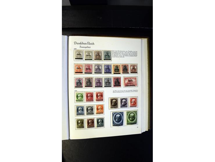 1920/35, ungebrauchte und gestempelte Sammlung mit vielen besseren Werten, dabei Danzig mit besseren Werten Kleiner Innendien