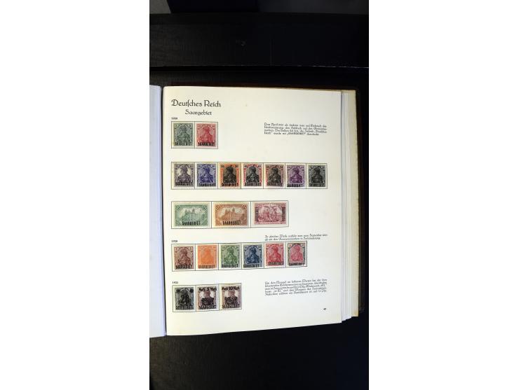 1920/35, ungebrauchte und gestempelte Sammlung mit vielen besseren Werten, dabei Danzig mit besseren Werten Kleiner Innendien