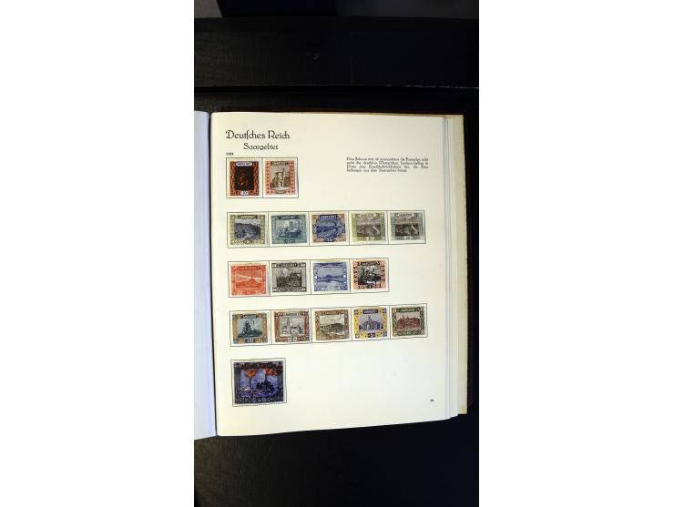 1920/35, ungebrauchte und gestempelte Sammlung mit vielen besseren Werten, dabei Danzig mit besseren Werten Kleiner Innendien