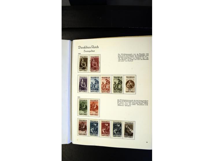 1920/35, ungebrauchte und gestempelte Sammlung mit vielen besseren Werten, dabei Danzig mit besseren Werten Kleiner Innendien