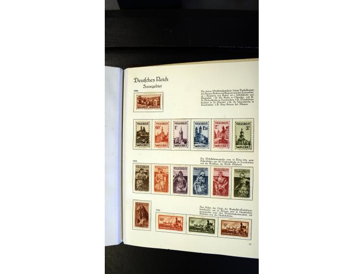 1920/35, ungebrauchte und gestempelte Sammlung mit vielen besseren Werten, dabei Danzig mit besseren Werten Kleiner Innendien