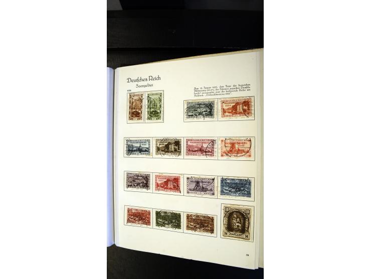 1920/35, ungebrauchte und gestempelte Sammlung mit vielen besseren Werten, dabei Danzig mit besseren Werten Kleiner Innendien