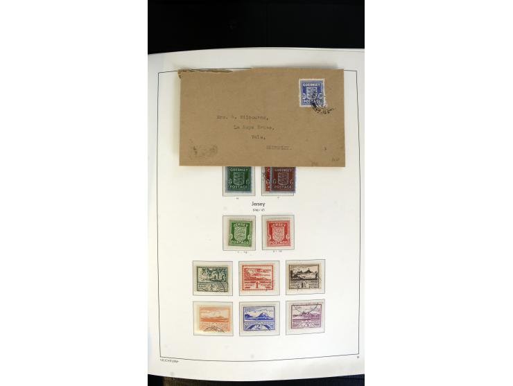 1939/45, postfrische, ungebrauchte und gestempelte Sammlung mit vielen guten Ausgaben wie Odenpäh Mi.-Nr. 2BI, Ukmerge Mi.-Nr