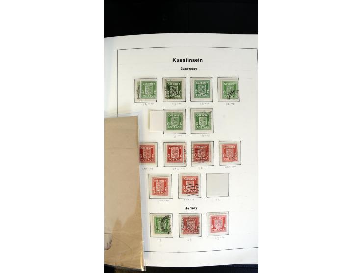 1939/45, postfrische, ungebrauchte und gestempelte Sammlung mit vielen guten Ausgaben wie Odenpäh Mi.-Nr. 2BI, Ukmerge Mi.-Nr