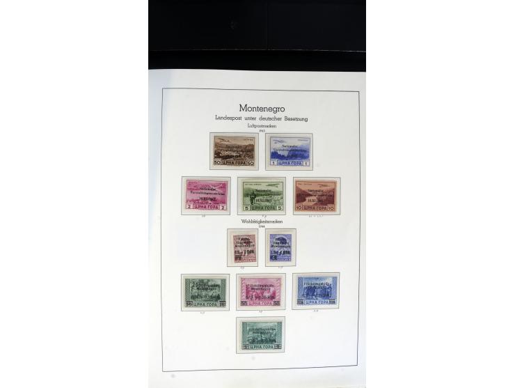 1939/45, postfrische, ungebrauchte und gestempelte Sammlung mit vielen guten Ausgaben wie Odenpäh Mi.-Nr. 2BI, Ukmerge Mi.-Nr