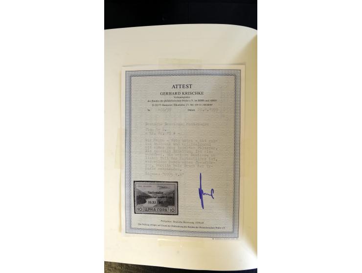 1939/45, postfrische, ungebrauchte und gestempelte Sammlung mit vielen guten Ausgaben wie Odenpäh Mi.-Nr. 2BI, Ukmerge Mi.-Nr