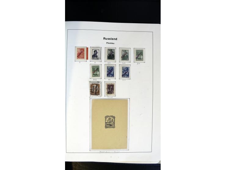 1939/45, postfrische, ungebrauchte und gestempelte Sammlung mit vielen guten Ausgaben wie Odenpäh Mi.-Nr. 2BI, Ukmerge Mi.-Nr