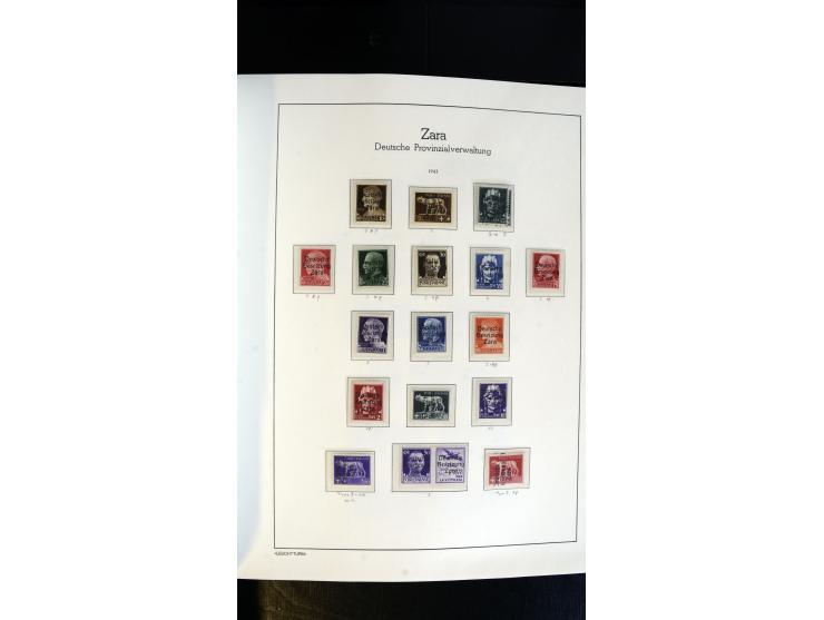 1939/45, postfrische, ungebrauchte und gestempelte Sammlung mit vielen guten Ausgaben wie Odenpäh Mi.-Nr. 2BI, Ukmerge Mi.-Nr