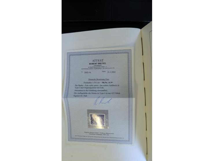 1939/45, postfrische, ungebrauchte und gestempelte Sammlung mit vielen guten Ausgaben wie Odenpäh Mi.-Nr. 2BI, Ukmerge Mi.-Nr