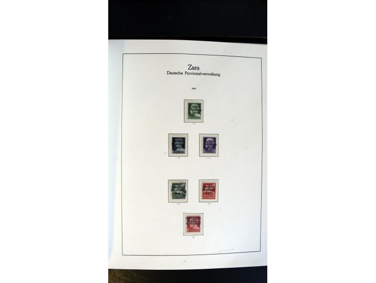 1939/45, postfrische, ungebrauchte und gestempelte Sammlung mit vielen guten Ausgaben wie Odenpäh Mi.-Nr. 2BI, Ukmerge Mi.-Nr