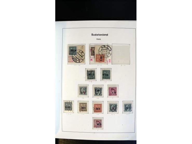 1939/45, postfrische, ungebrauchte und gestempelte Sammlung mit vielen guten Ausgaben wie Odenpäh Mi.-Nr. 2BI, Ukmerge Mi.-Nr