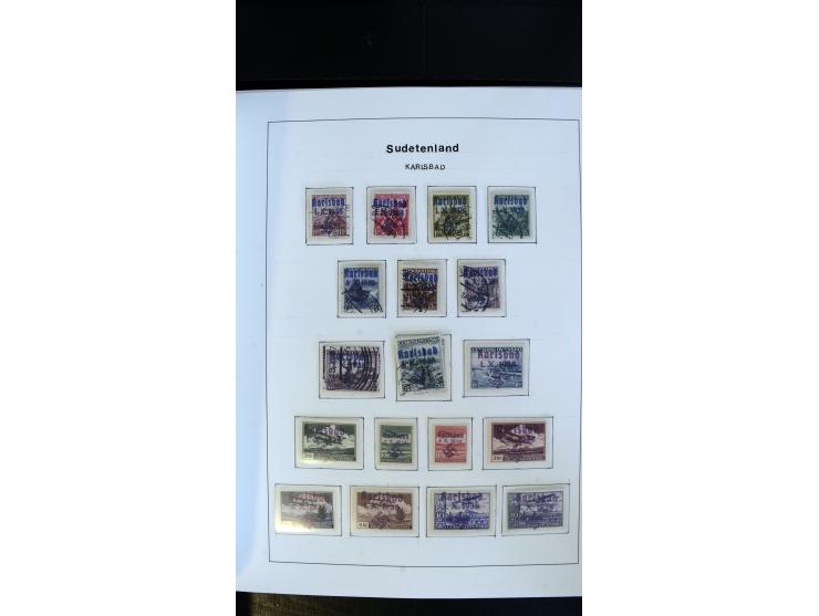 1939/45, postfrische, ungebrauchte und gestempelte Sammlung mit vielen guten Ausgaben wie Odenpäh Mi.-Nr. 2BI, Ukmerge Mi.-Nr