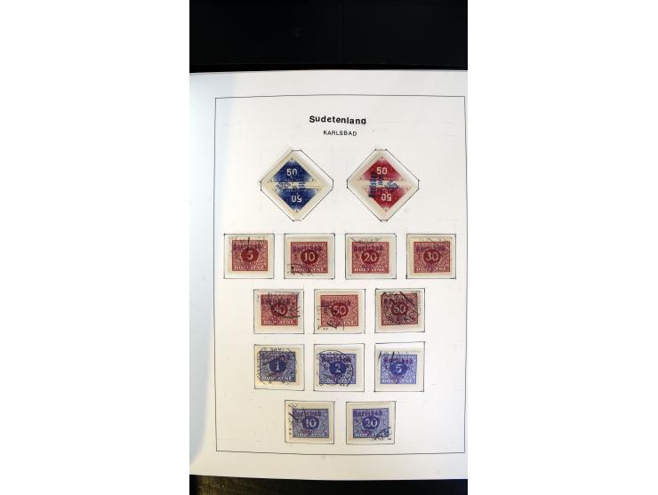 1939/45, postfrische, ungebrauchte und gestempelte Sammlung mit vielen guten Ausgaben wie Odenpäh Mi.-Nr. 2BI, Ukmerge Mi.-Nr