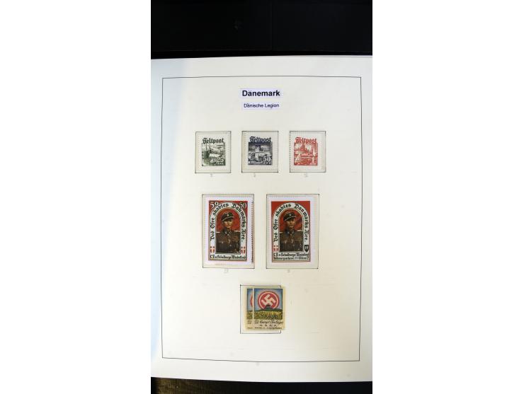 1939/45, postfrische, ungebrauchte und gestempelte Sammlung mit vielen guten Ausgaben wie Odenpäh Mi.-Nr. 2BI, Ukmerge Mi.-Nr