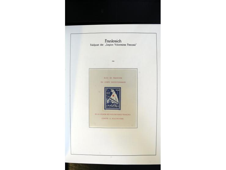 1939/45, postfrische, ungebrauchte und gestempelte Sammlung mit vielen guten Ausgaben wie Odenpäh Mi.-Nr. 2BI, Ukmerge Mi.-Nr