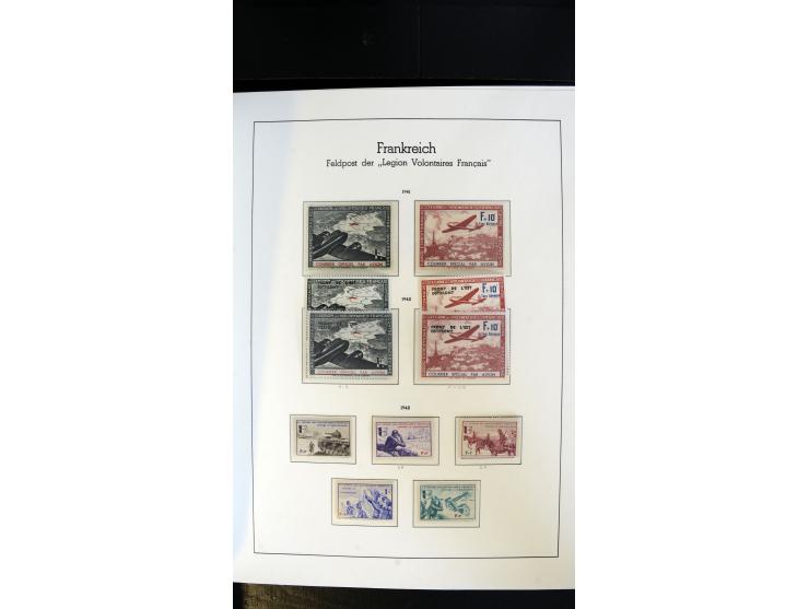 1939/45, postfrische, ungebrauchte und gestempelte Sammlung mit vielen guten Ausgaben wie Odenpäh Mi.-Nr. 2BI, Ukmerge Mi.-Nr