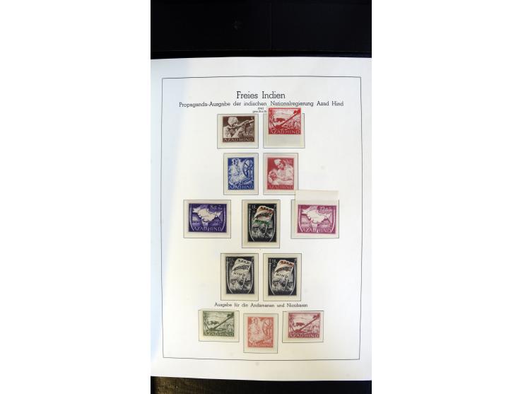 1939/45, postfrische, ungebrauchte und gestempelte Sammlung mit vielen guten Ausgaben wie Odenpäh Mi.-Nr. 2BI, Ukmerge Mi.-Nr