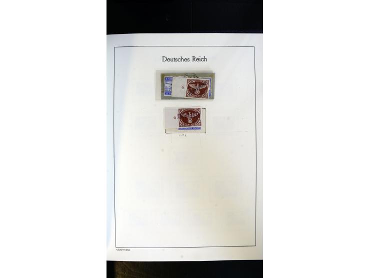 1939/45, postfrische, ungebrauchte und gestempelte Sammlung mit vielen guten Ausgaben wie Odenpäh Mi.-Nr. 2BI, Ukmerge Mi.-Nr