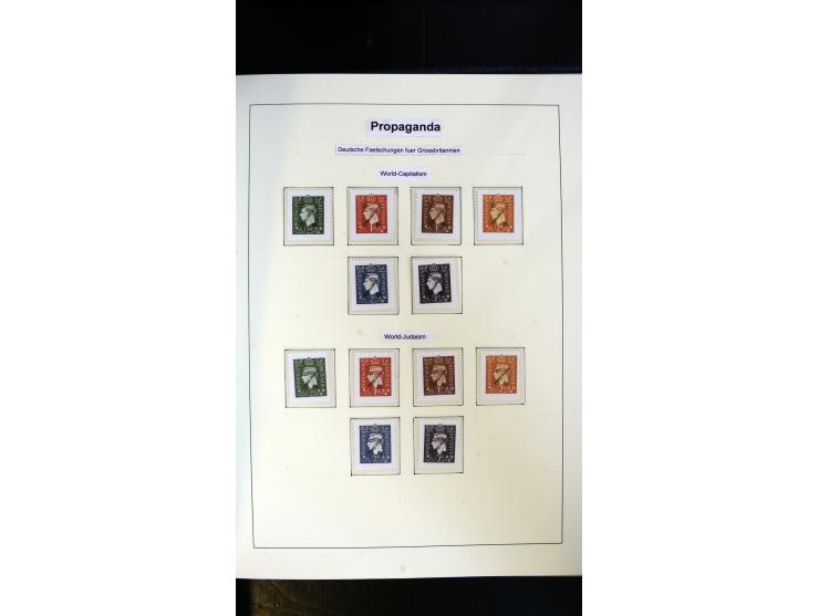 1939/45, postfrische, ungebrauchte und gestempelte Sammlung mit vielen guten Ausgaben wie Odenpäh Mi.-Nr. 2BI, Ukmerge Mi.-Nr