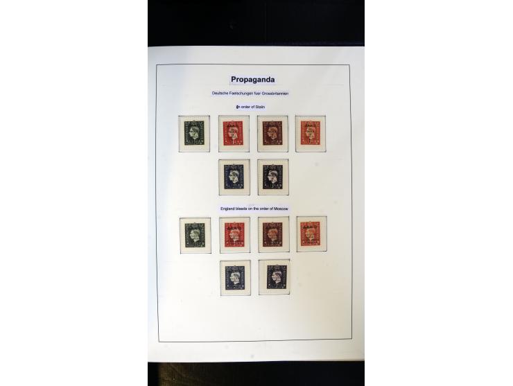 1939/45, postfrische, ungebrauchte und gestempelte Sammlung mit vielen guten Ausgaben wie Odenpäh Mi.-Nr. 2BI, Ukmerge Mi.-Nr