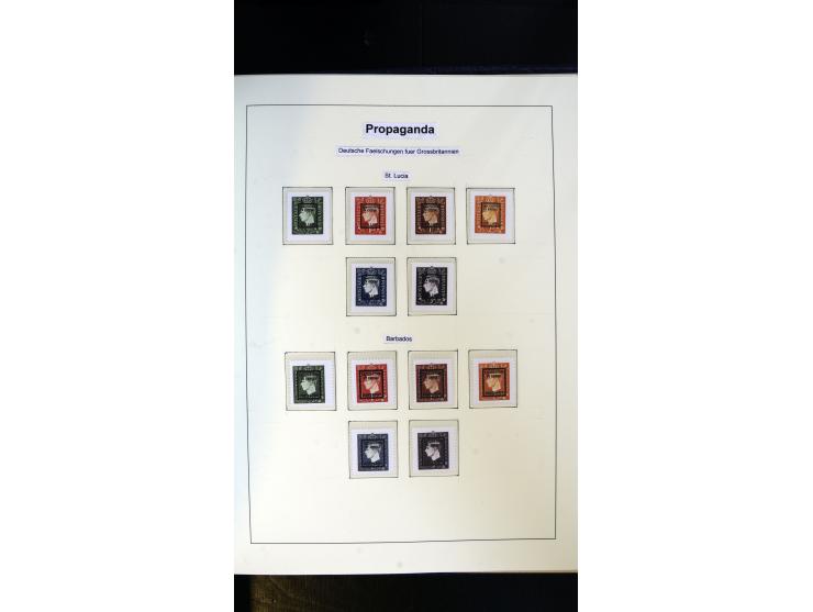 1939/45, postfrische, ungebrauchte und gestempelte Sammlung mit vielen guten Ausgaben wie Odenpäh Mi.-Nr. 2BI, Ukmerge Mi.-Nr