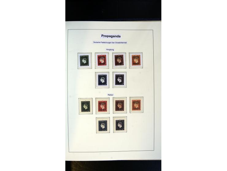 1939/45, postfrische, ungebrauchte und gestempelte Sammlung mit vielen guten Ausgaben wie Odenpäh Mi.-Nr. 2BI, Ukmerge Mi.-Nr