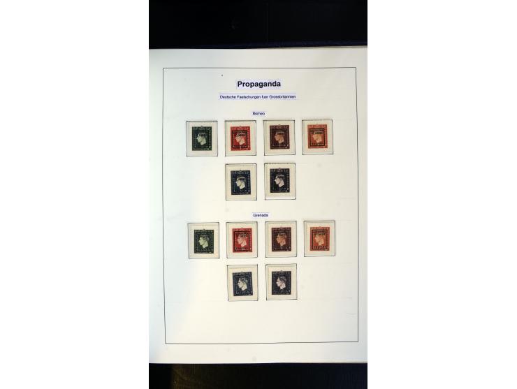 1939/45, postfrische, ungebrauchte und gestempelte Sammlung mit vielen guten Ausgaben wie Odenpäh Mi.-Nr. 2BI, Ukmerge Mi.-Nr