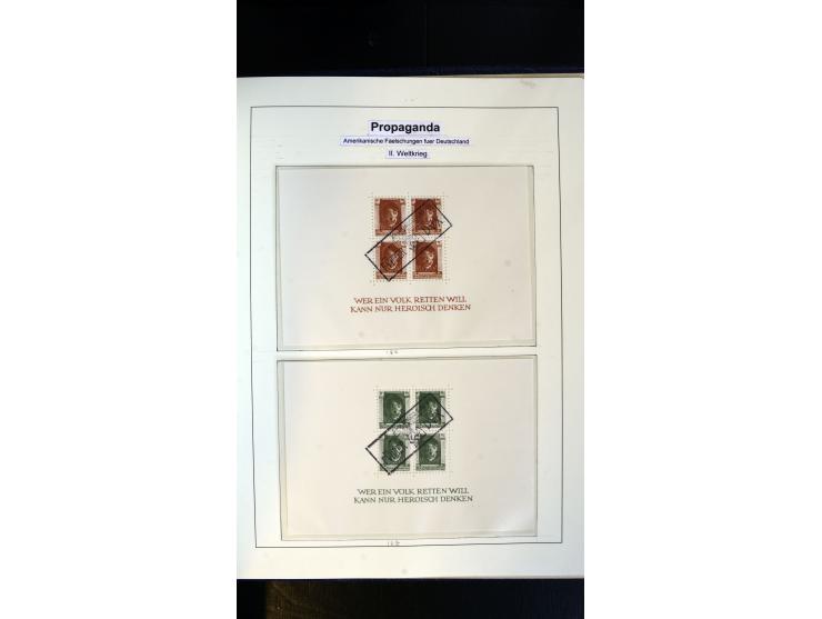 1939/45, postfrische, ungebrauchte und gestempelte Sammlung mit vielen guten Ausgaben wie Odenpäh Mi.-Nr. 2BI, Ukmerge Mi.-Nr