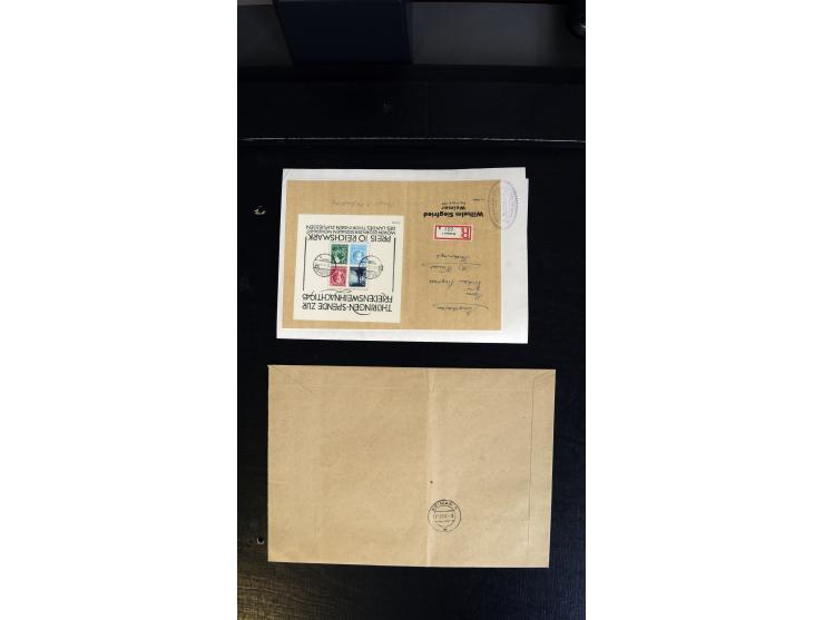 1945/90, postfrischer, ungebrauchter und gestempelter Bestand mit Sammlungen mit u.a. Mi.-Nr. BIb, Bl.1x, 2x auf nicht gelauf