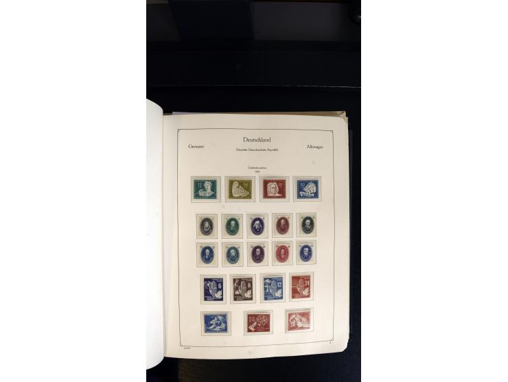 1945/90, postfrischer, ungebrauchter und gestempelter Bestand mit Sammlungen mit u.a. Mi.-Nr. BIb, Bl.1x, 2x auf nicht gelauf